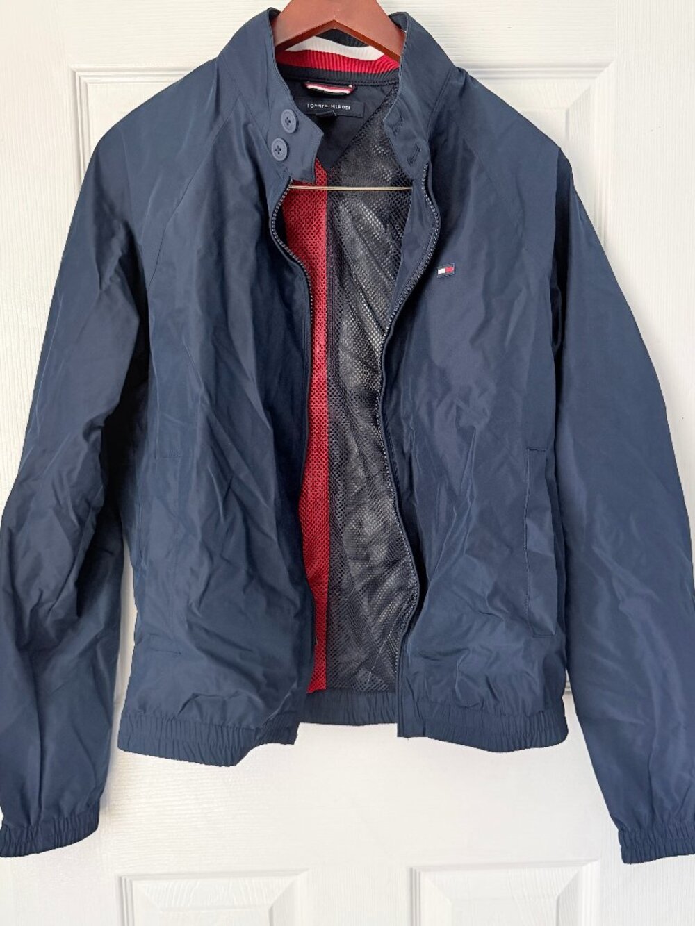 XS - M Tommy Hilfiger Water-Resistant Lightweight Oversized Crop Jacket